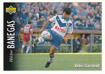 Hector Banegas Velez Sarsfield 1995 Upper Deck Futbol Argentina #90